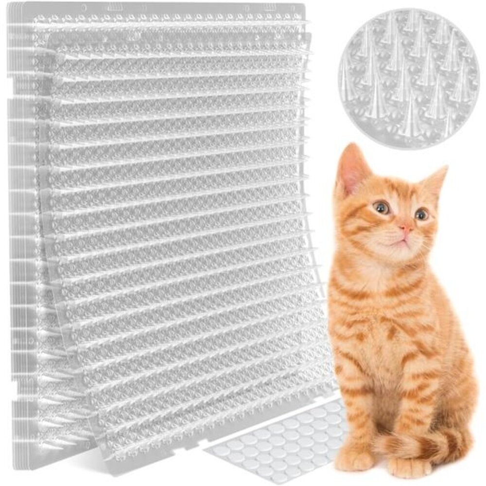 Cat Spike Deterrent Mat 12 Pack 16x13 Inch Pet